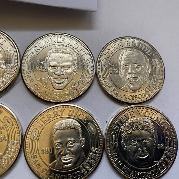 San Francisco 49ers then and now 1994-95 collectable coins 12 of 20 Lot #8 - Picture 8 of 12